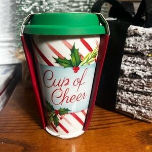 NWT-🎄❄️ Lenox Thermal Travel Mug with Silicone Lid